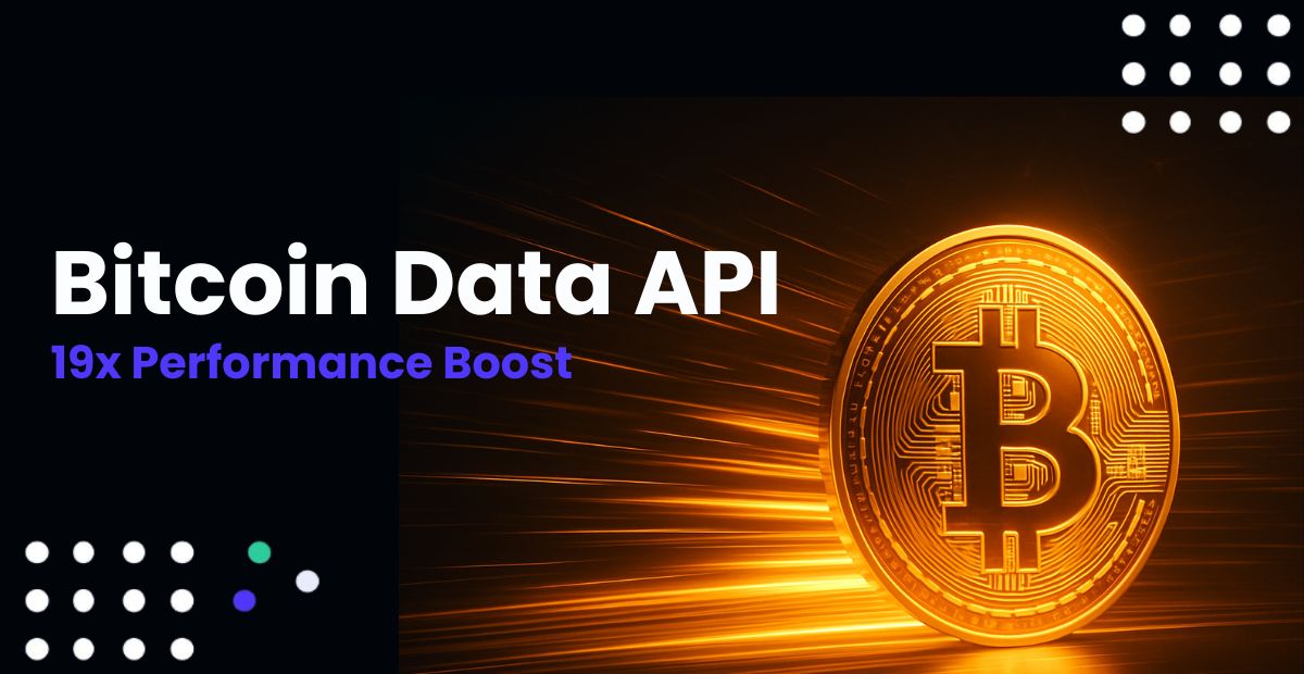 BTC token, faster UTXO Indexer and Data API for Bitcoin