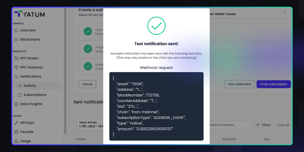 Building on Tron: RPCs, Endpoints, and Notifications