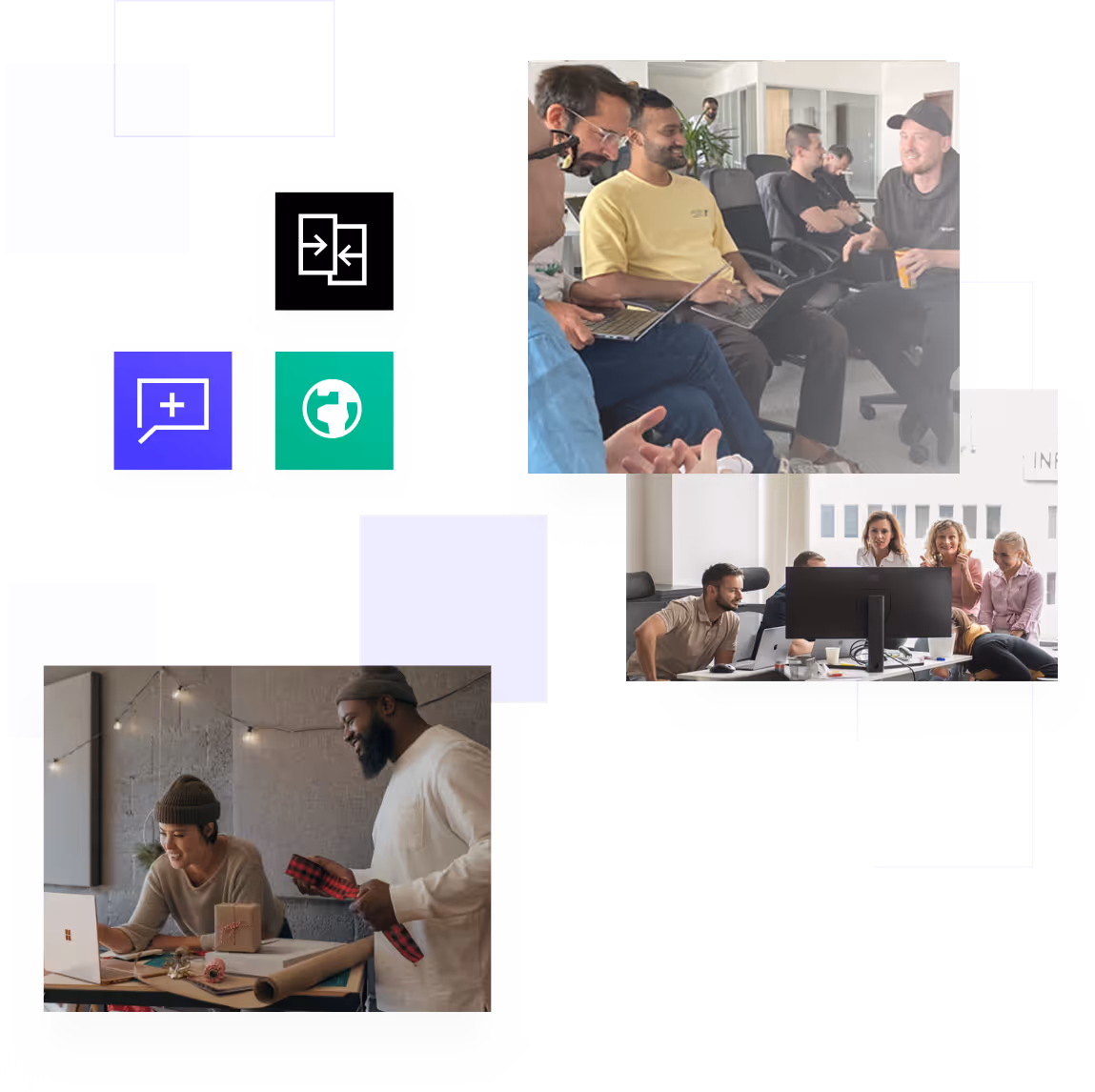 Tatum team collaborating across offices and remote workspaces